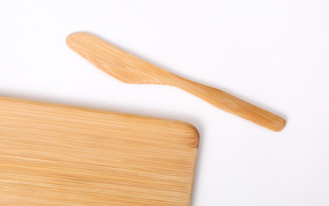 Bamboo utensil travel set for eco-friendly dining