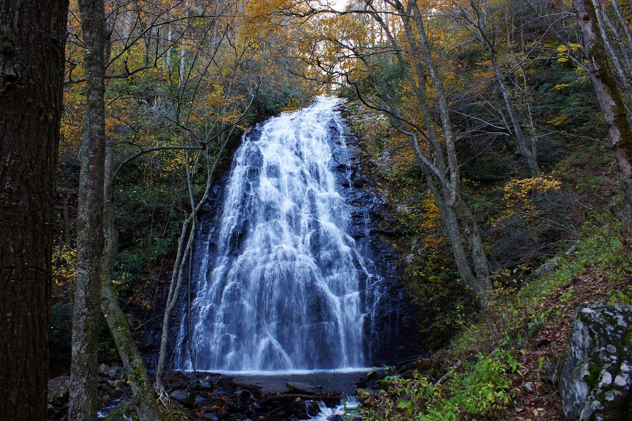 Spring waterfall in the Southeast