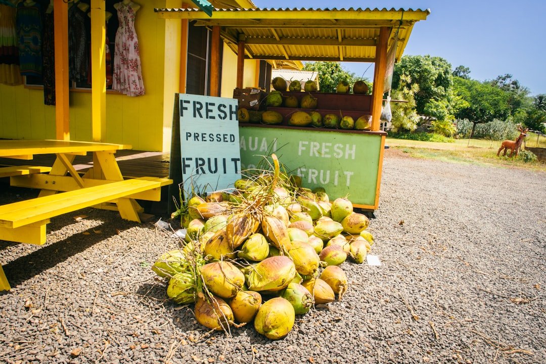 Hawaii tropical fruit farmers market fresh