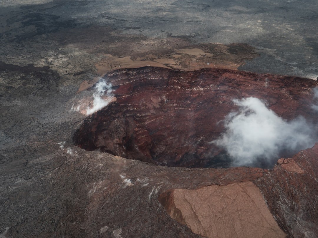 Hawaii volcano lava landscape dramatic