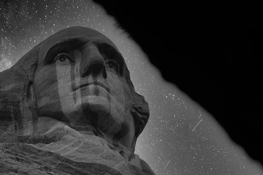 Mount Rushmore National Memorial with carved presidents faces in Black Hills granite