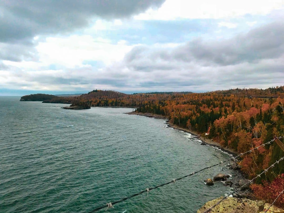 Fall colors along Lake Superior scenic drive