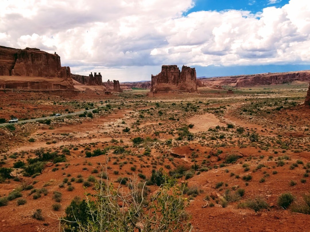 Utah red rock desert landscape vast canyon panorama