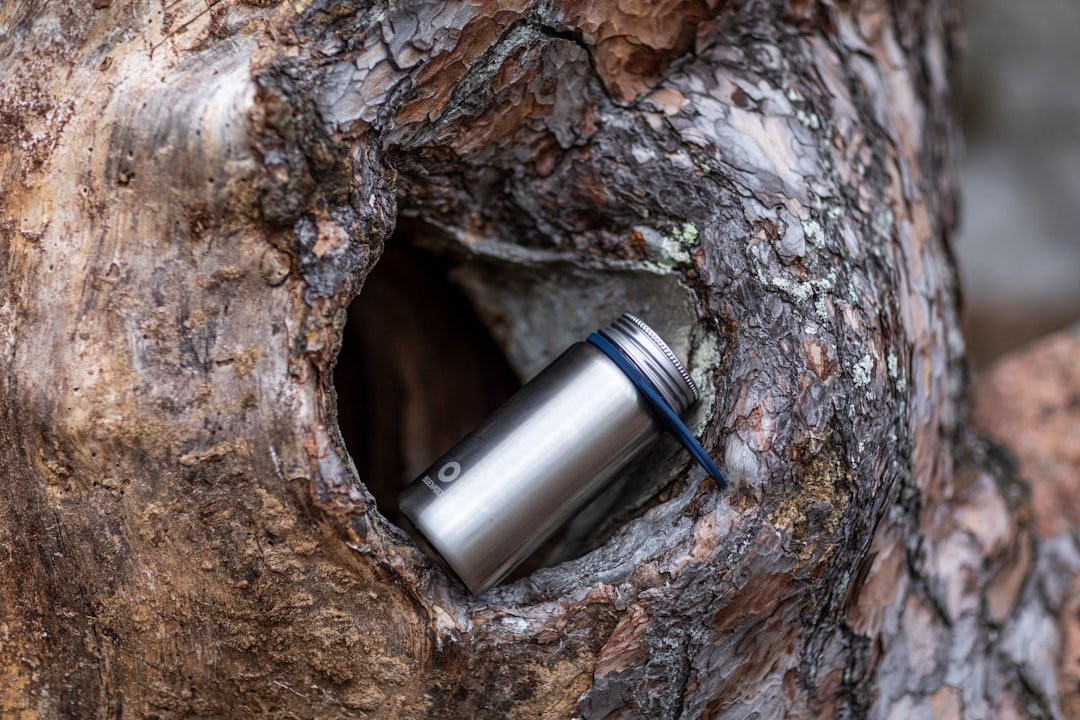 Water bottle hydration for hiking