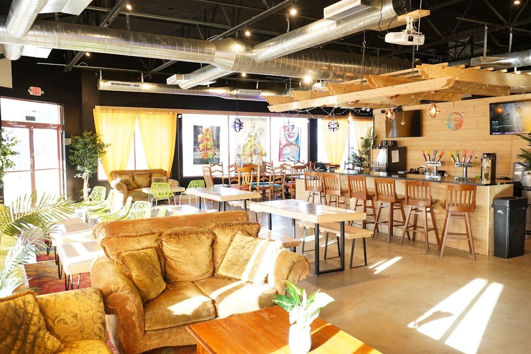Craft beer at a local brewery taproom