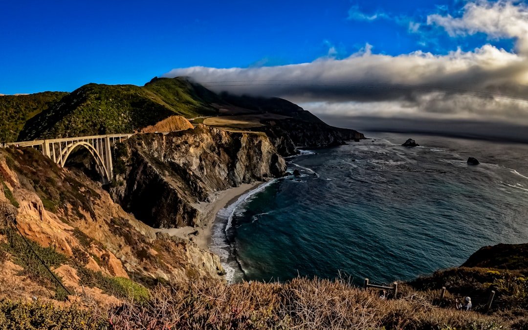 Scenic highway winding through mountains on a road trip