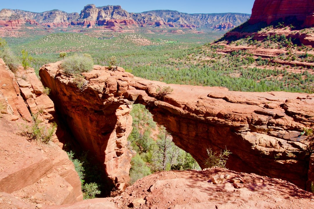 Devil's Bridge natural sandstone arch in Sedona