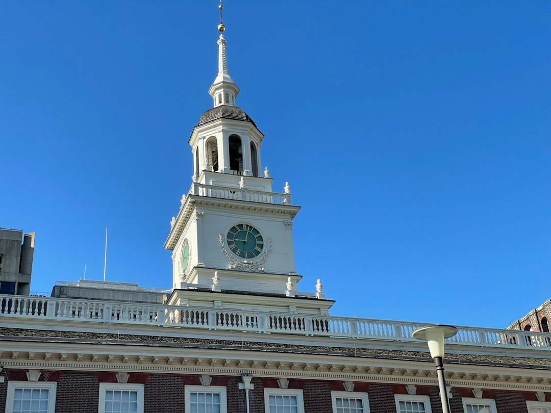 Independence Hall in Philadelphia where the Declaration of Independence was signed