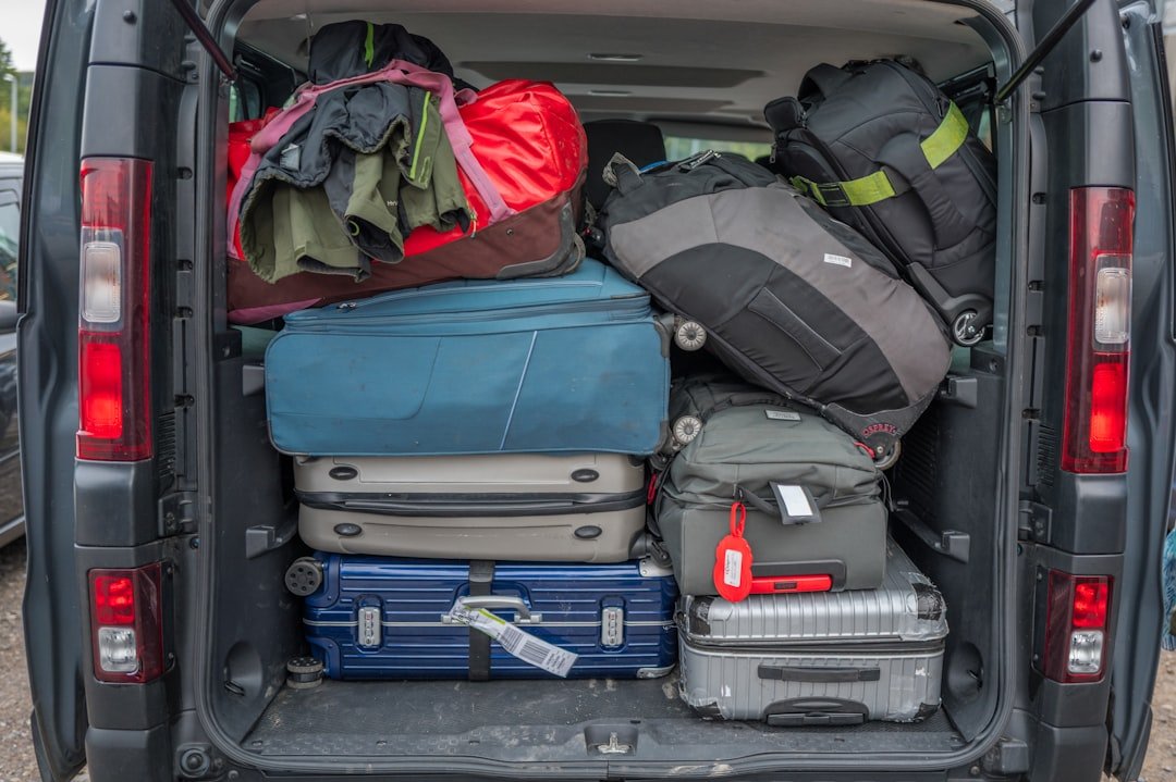 Well-organized travel gear for long-haul flight comfort