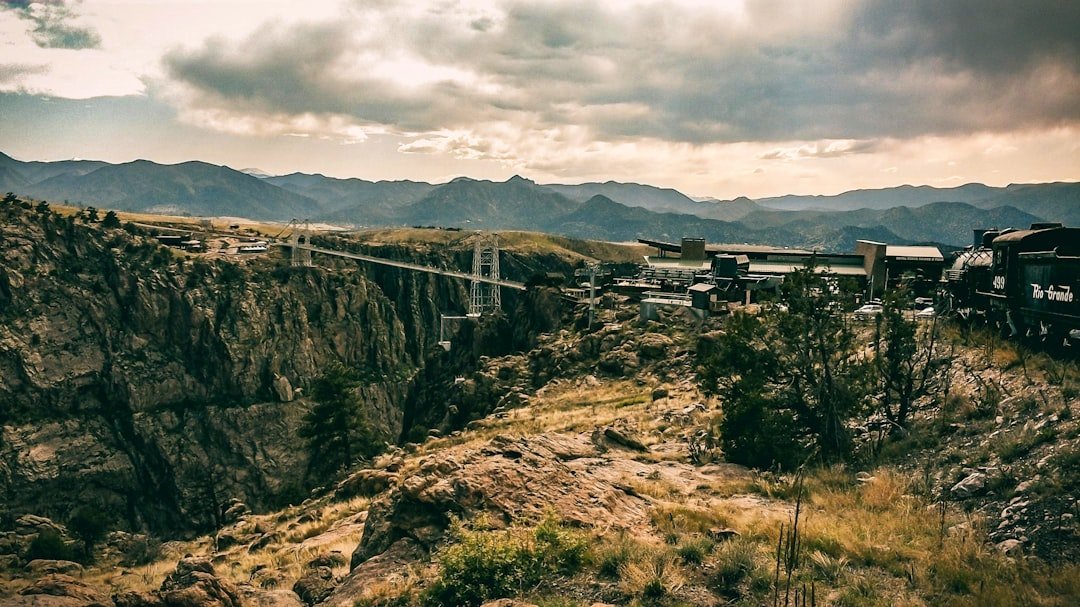 Rio Grande Gorge Bridge spanning the deep canyon