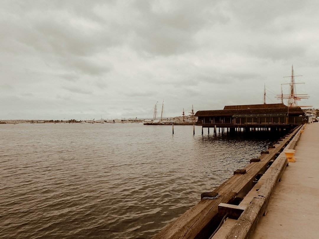 Fresh Gulf Coast seafood served at a dockside restaurant
