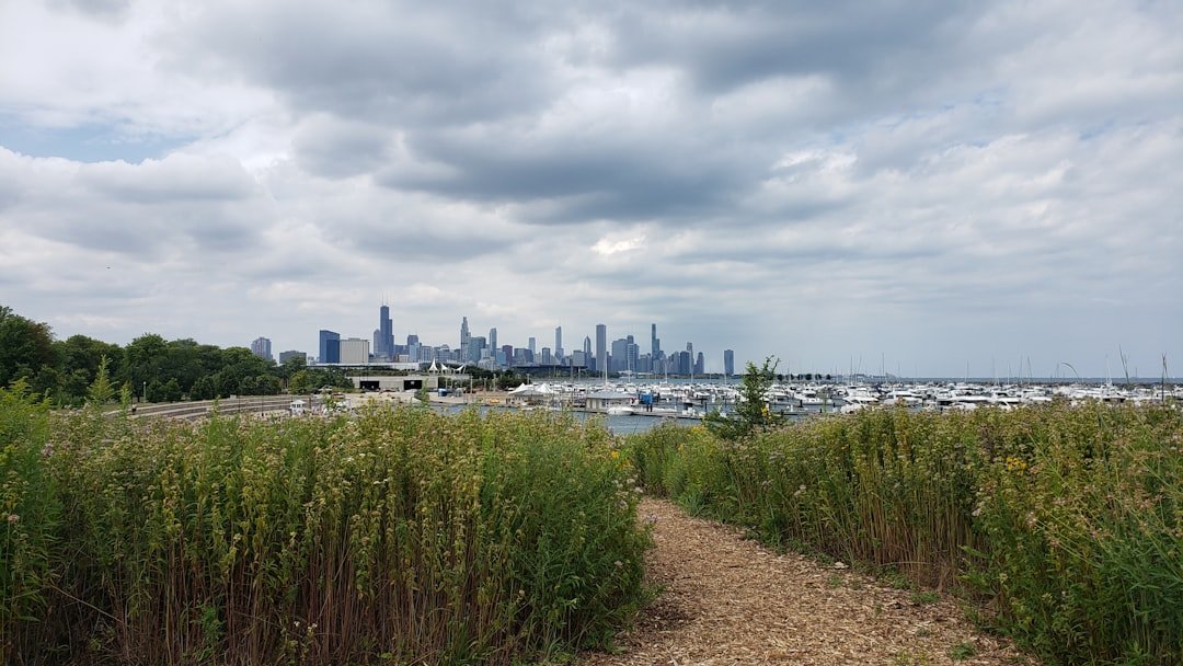 Chicago skyline along the lakefront, starting point of Route 66