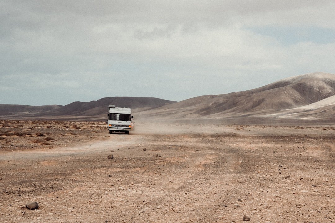 Off-grid van life camping in the wilderness