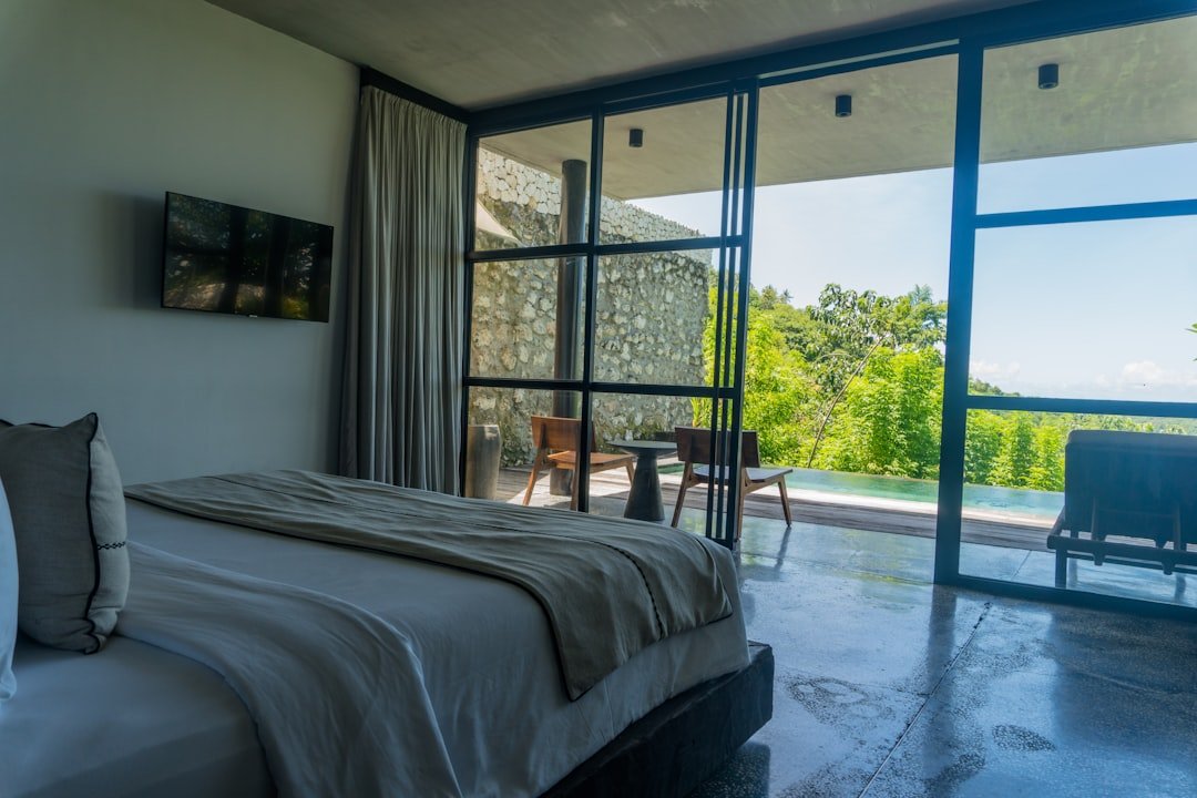 Beautiful hotel room with scenic view for a relaxing weekend getaway