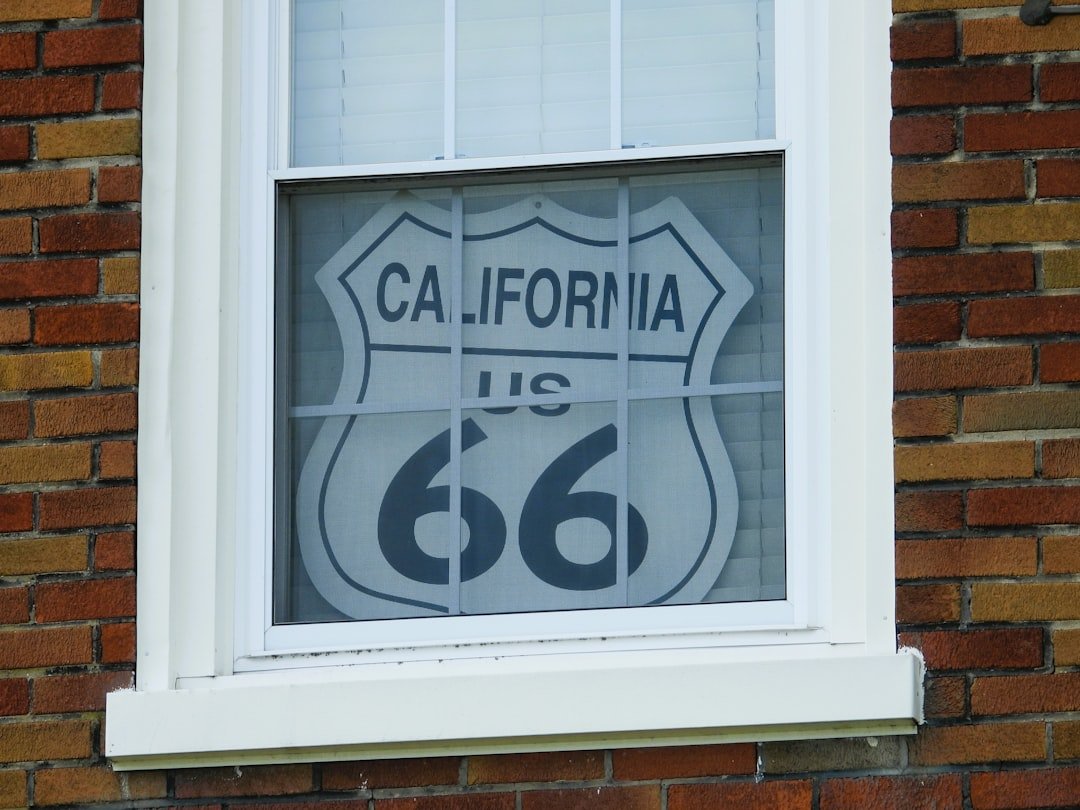 Historic Route 66 highway stretching through the American landscape