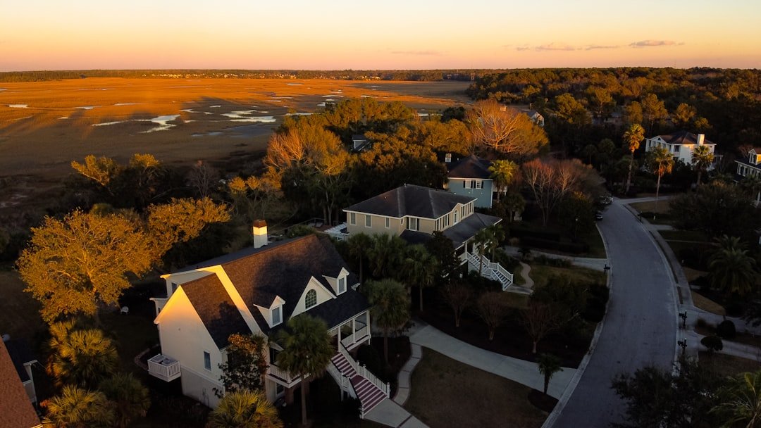Lowcountry coastal marshlands at golden hour