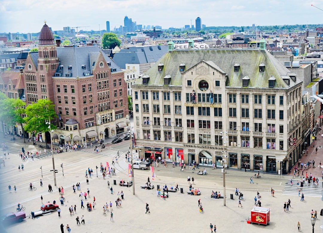 Tourists exploring a city during hot summer weather