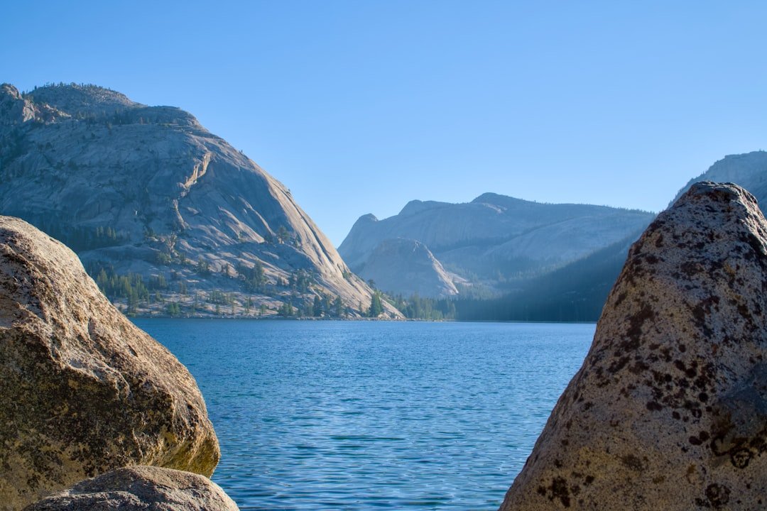 Granite boulders along the Lake Tahoe shoreline