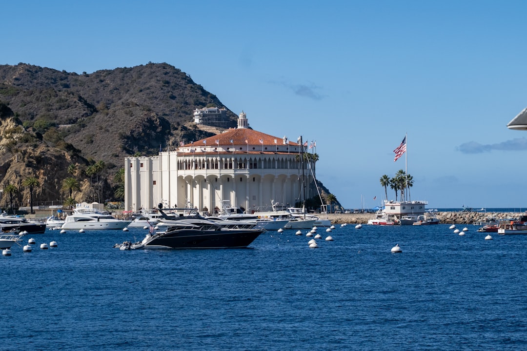 Catalina Casino building on Avalon waterfront
