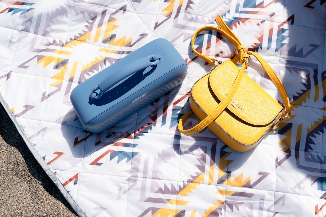 Insulated cooler at outdoor picnic