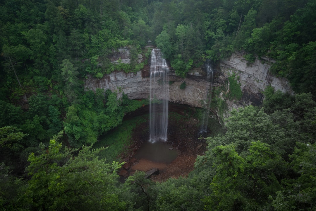 Fall Creek Falls 256-foot waterfall in Tennessee