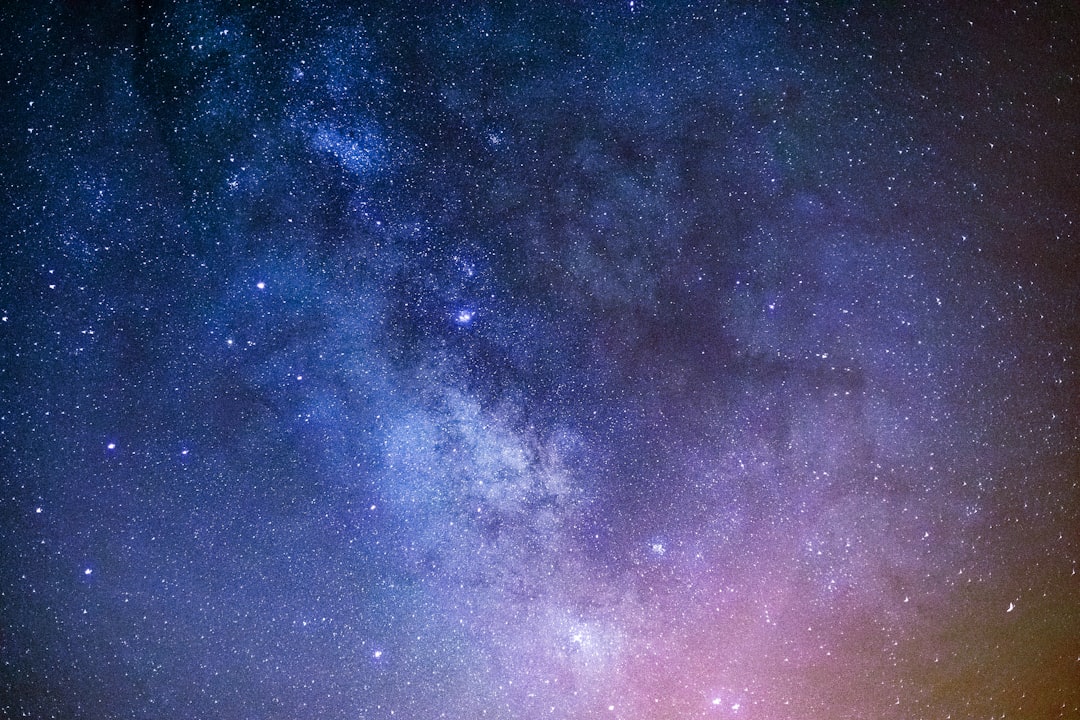 Milky Way galaxy arching across a dark night sky
