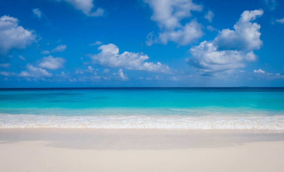 White sand beach on Block Island summer