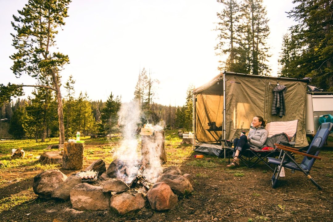 RV camping on BLM land with wide open desert views