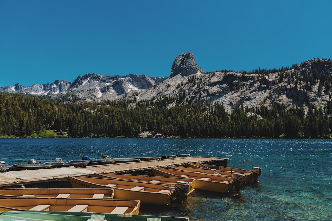 Boat tour on crystal clear lake waters