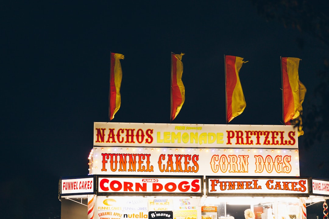 Cotton candy and funnel cake treats