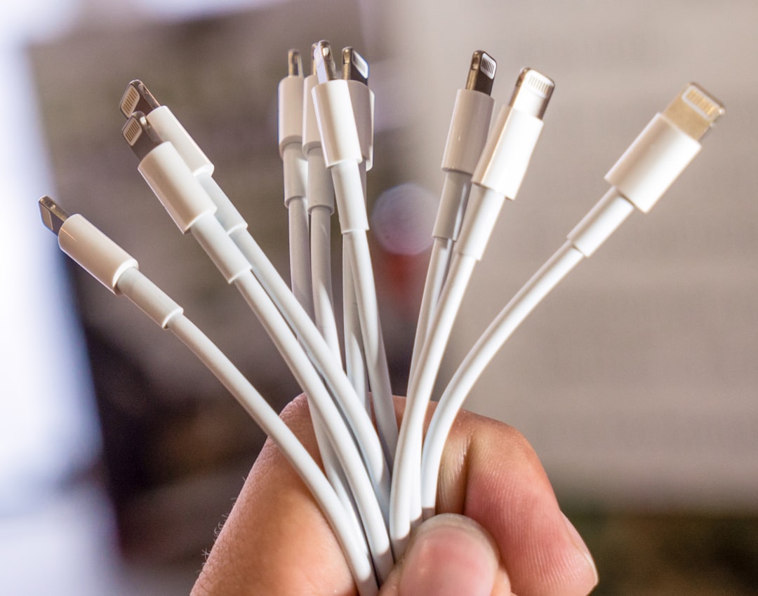 USB-C charger powering multiple devices