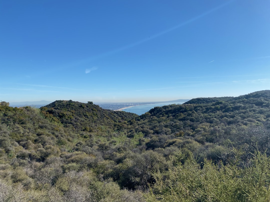 Coastal hiking trail with ocean panorama