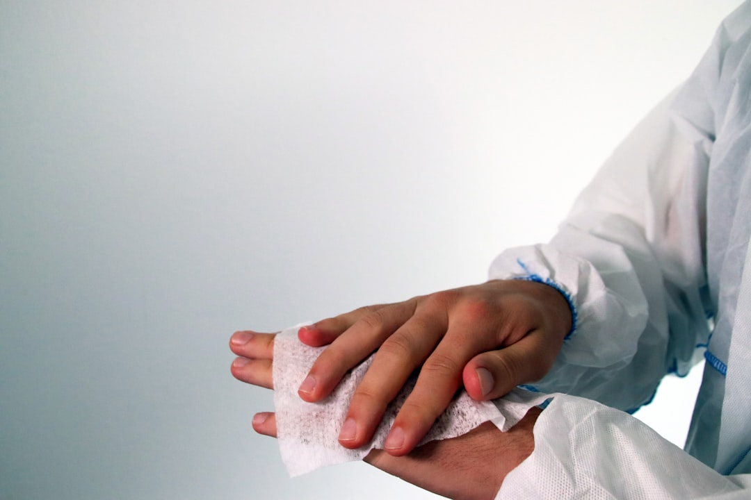 Antiseptic wipes and wound cleaning supplies for first aid