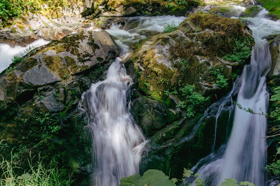 Sol Duc Falls three-pronged cascade in Olympic National Park