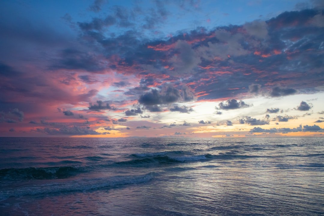 Florida Gulf Coast sunset over calm water