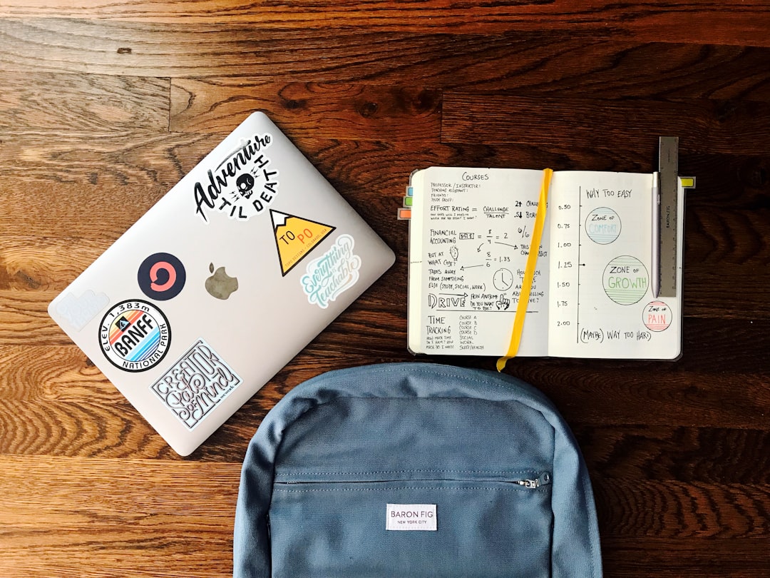 Packing cubes organizing clothes inside a travel backpack