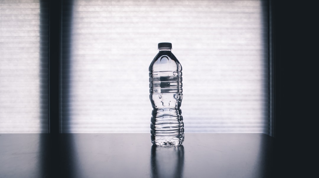 Refillable water bottle ready for travel hydration