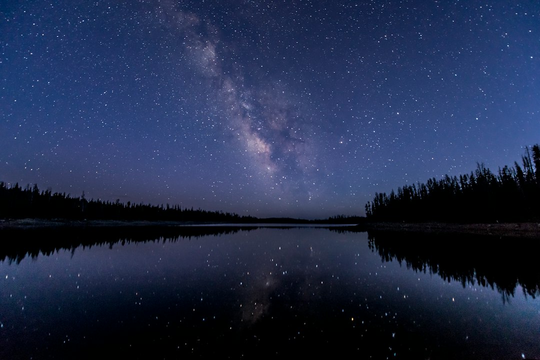 Milky Way stretching across a dark night sky